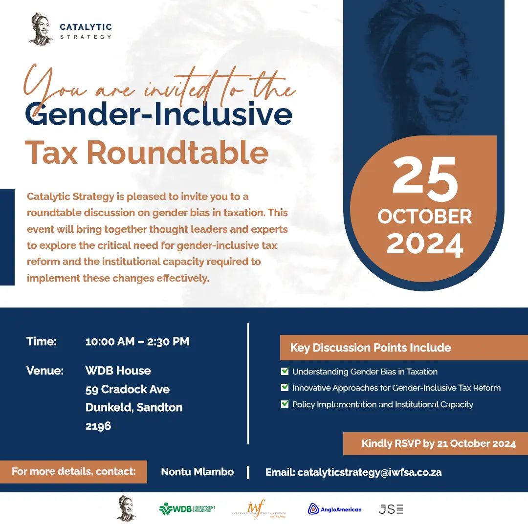 Catalytic Strategy - Gender Inclusive Tax Roundtable